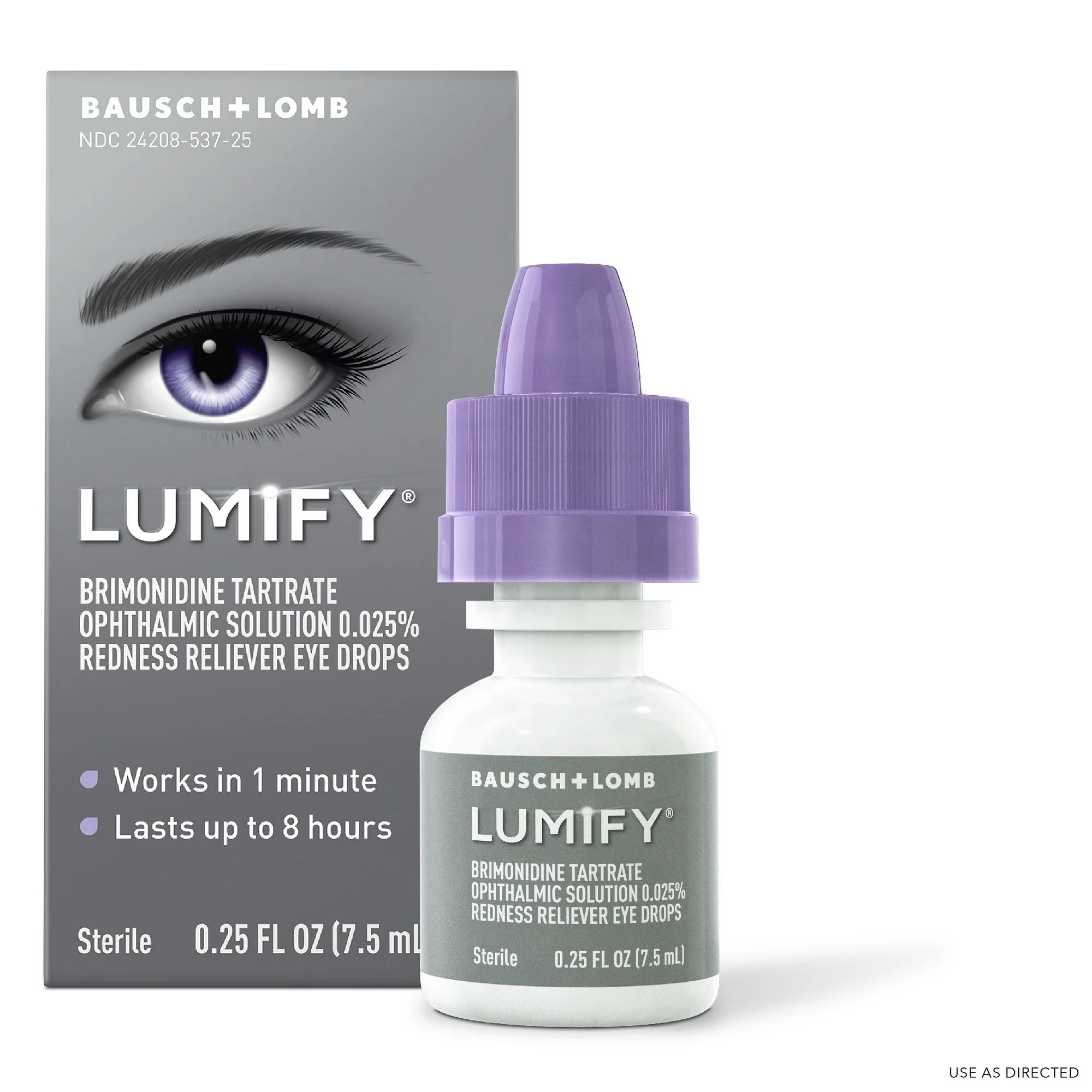 LUMIFY® Redness Reliever Eye Drops (Brimonidine Tartrate Ophthalmic Solution 0.025%) – from Ba... | Walmart (US)