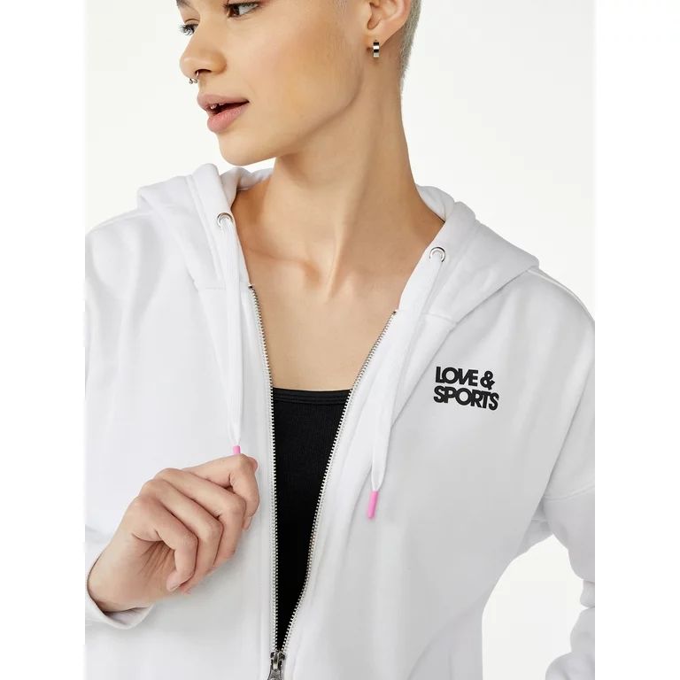 Love & Sports Women’s Zip-Front Pride Hoodie - Walmart.com | Walmart (US)