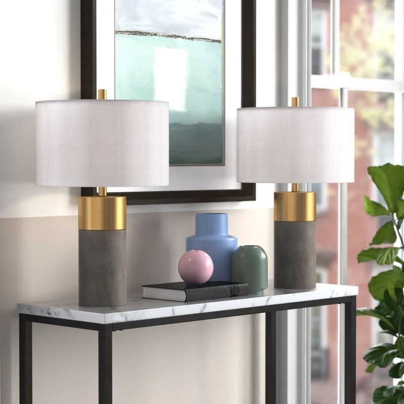 Mildner Concrete Table Lamp (Set of 2) | Wayfair Professional