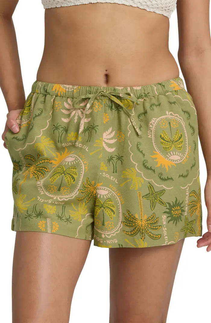 Billabong Wanderer Print Drawstring Shorts | Nordstrom | Nordstrom