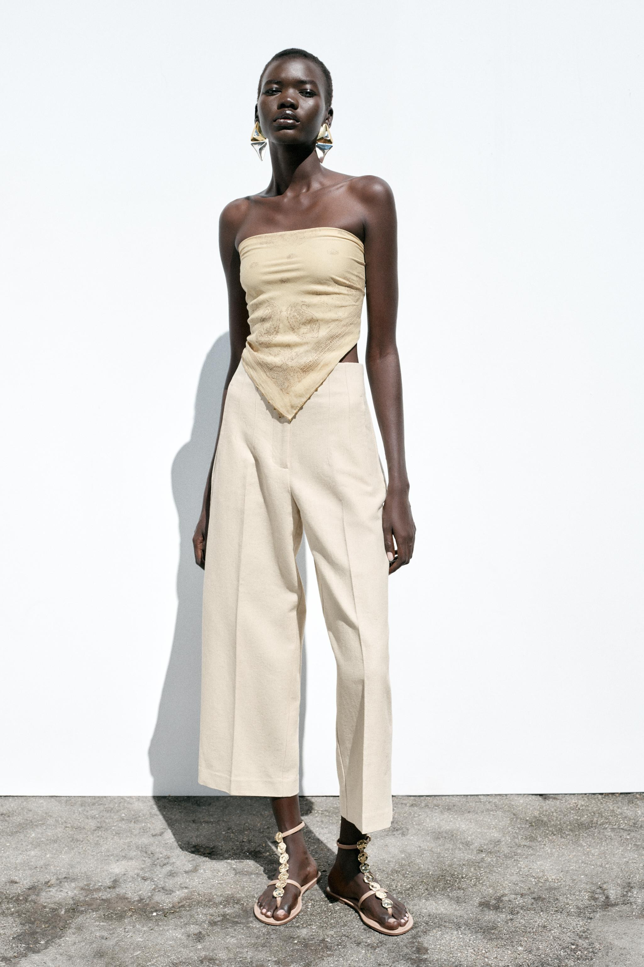 STRAIGHT LEG RUSTIC PANTS | Zara US