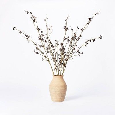 7.5" x 4" Artificial Berry Plant Arrangement in Ceramic Vase - Threshold™ designed with Studio McGee | Target