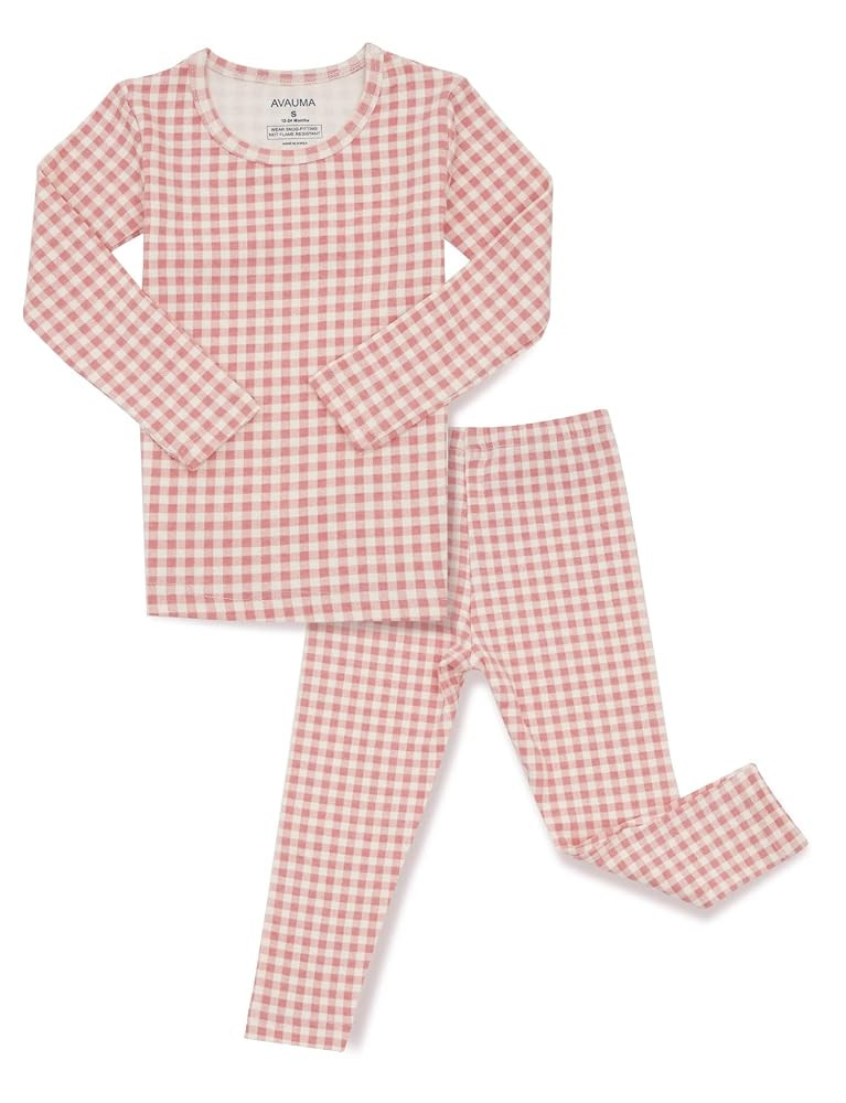 AVAUMA Baby Boys Girls Pajama Set 6M-7T Kids Cute Toddler Snug fit Pattern Design Pjs Cotton Slee... | Amazon (US)