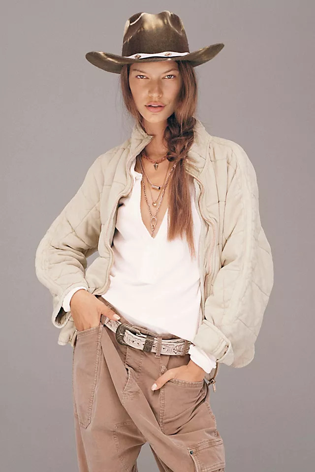 Dolman Quilted Knit Jacket | Free People (Global - UK&FR Excluded)