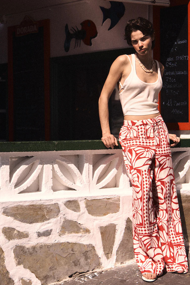 Linen-blend trousers | H&M (UK, MY, IN, SG, PH, TW, HK)