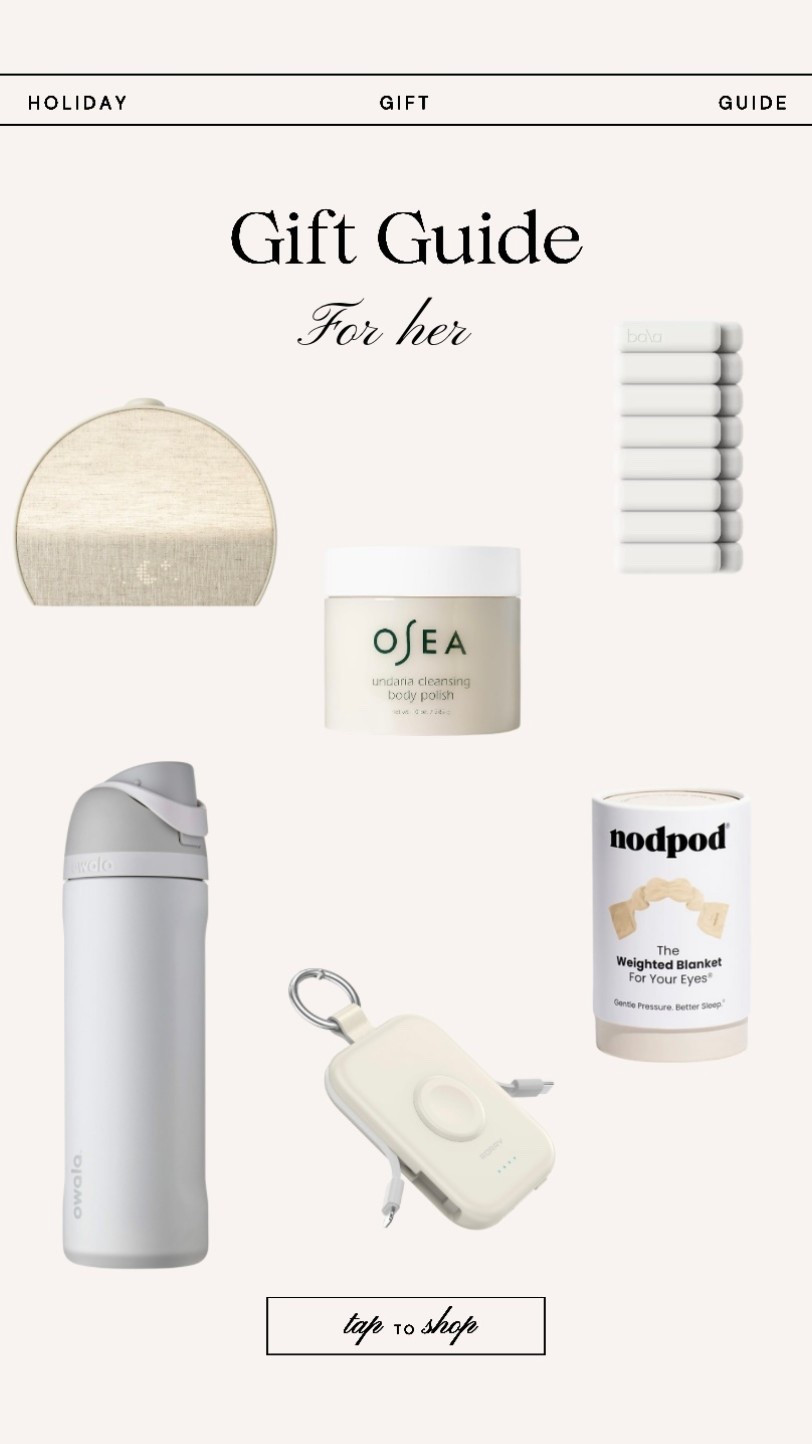 Gift ideas she’ll actually use ✨ 
From the Owala everyone’s obsessed with to the Hatch alarm clock that makes mornings better. These are  tried and true favorites that make perfect gifts for moms, sisters, or your best friend (or yourself 😘).
#GiftGuideForHer #LTKHoliday #HolidayGifts #GiftsForHer #LTKFinds #MomLifeStyle

#LTKGiftGuide #LTKselfcare #LTKHoliday