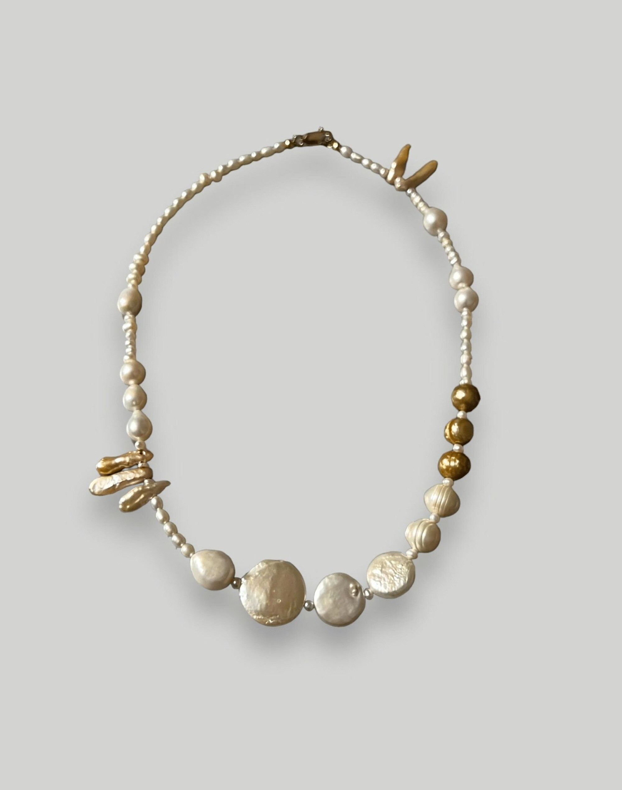 Filosophy Celestine Freshwater pearl statement necklace | Madewell