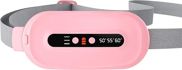 Portable Heating Pad, Cordless Heating Pad for Period Cramps with 3 Heat Levels and 3 Massage Mod... | Amazon (US)