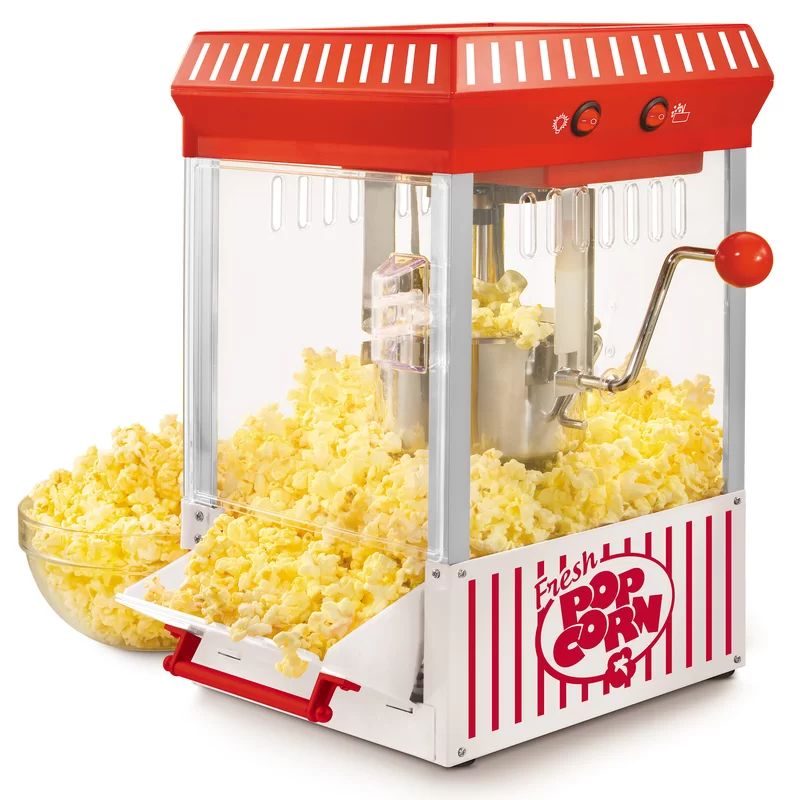 Nostalgia Vintage 2.5-Ounce Popcorn Cart, 45 Inches Tall, Makes 10 Cups of Popcorn | Wayfair North America