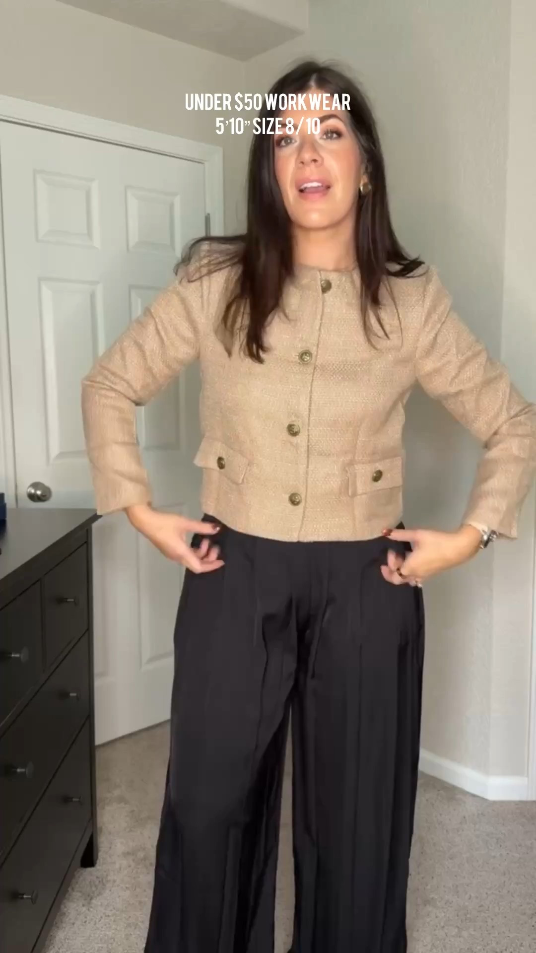 Medium tweed jacket Similar pants added-in a large 

Under $50 workwear, midsize workwear, office outfit, business casual outfits, chic office looks, professional style, midsize fashion inspo, everyday work outfits, office outfit, affordable workwear, work to weekend looks, affordable workwear, trousers, blazer 

#LTKWorkwear #LTKootd #LTKMidsize