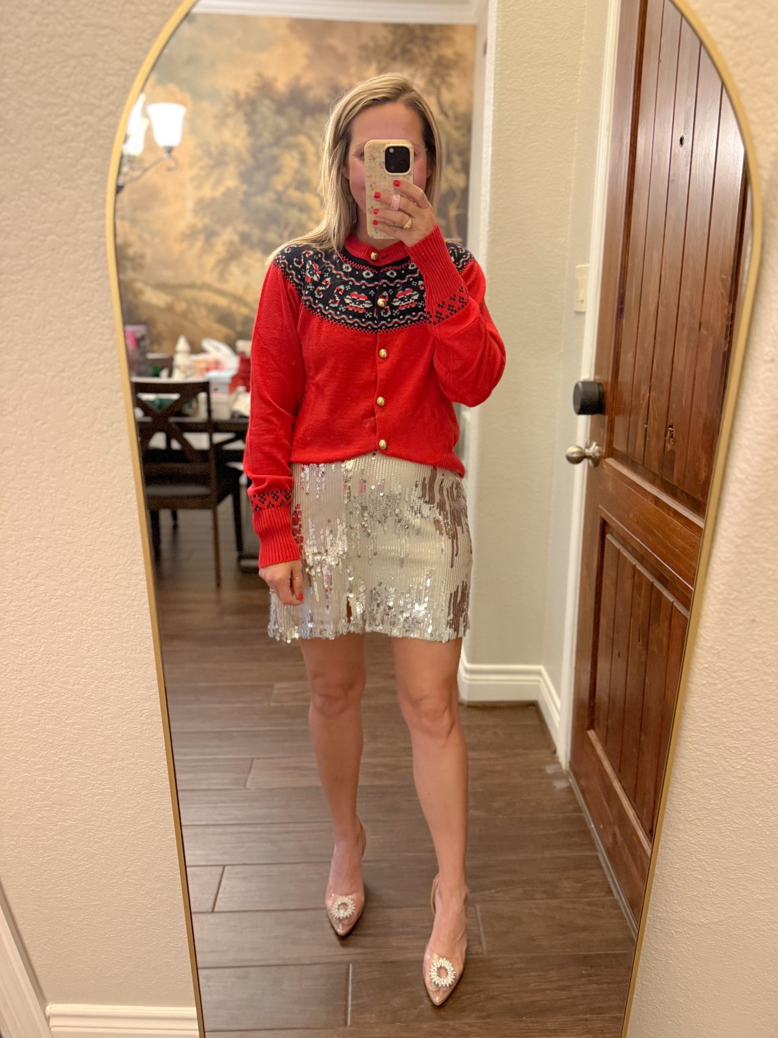 New outfit from Walmart! Size small sweater, size medium skirt. 

Holiday style, holiday party, over 40


#LTKFindsUnder50 #LTKOver40 #LTKHoliday