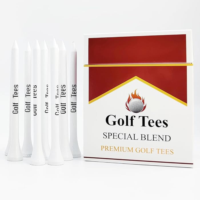 Premium Bamboo Golf Tees | 83mm (3.25") Wooden Tees | Golf Gifts for Men | Vintage-Style tee Case... | Amazon (US)