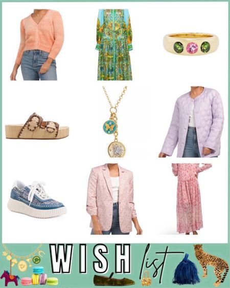 Wish list - foundrae necklace, Marlo laz ring, Marc fisher sandals, wedge sneakers, Sandro coat, floral blazer, maje cardigan 



#LTKSeasonal #LTKFindsUnder100 #LTKStyleTip