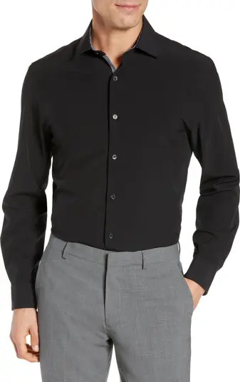 W.R.K Slim Fit Solid Performance Stretch Dress Shirt | Nordstrom | Nordstrom