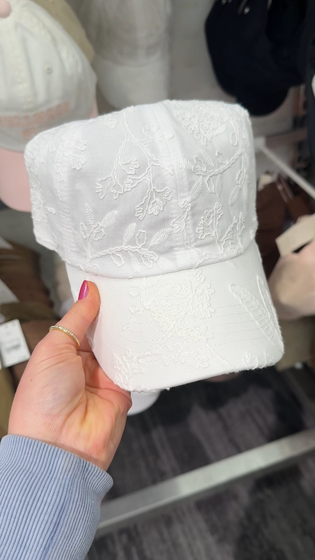 New lace baseball hat with the cutest bow in the back 🎀

#LTKgrwm #LTKootd #LTKdayinmylife