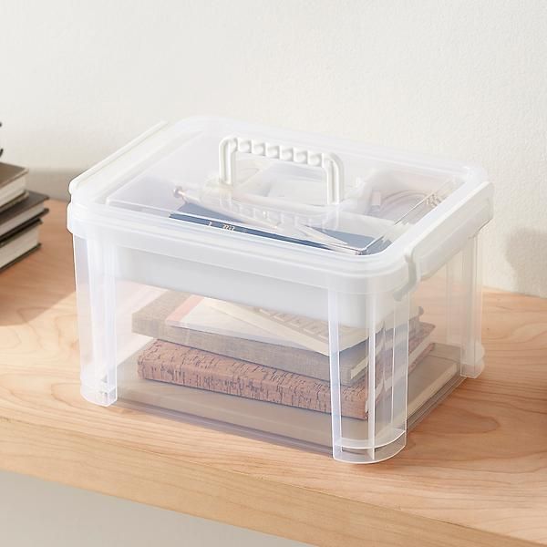 Small White Craft Organizer ToteBy The Container Store5.02 Reviews$16.99/eaOr 4 payments of $4.25... | The Container Store