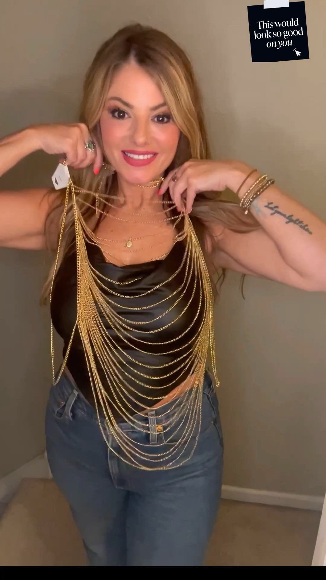 This body chain is the perfect way to dress up a simple outfit! 

#LTKBeauty #LTKFindsUnder50 #LTKU