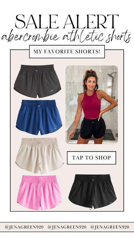 Abercrombie Flyaway Shorts | Gym Outfit | Athleisure Style | A&F Sale 

#LTKFindsUnder50 #LTKStyleTip #LTKFitness
