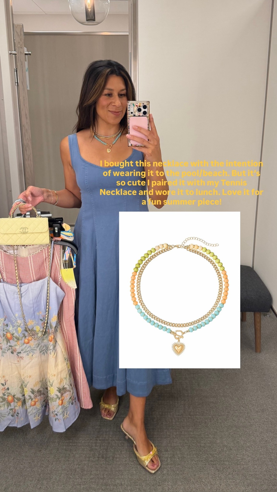 Love this summer necklace. Such a fun piece to add to any day or pool/beach fit. 

Summer accessories 
Summer necklace 
Summer jewelry

#LTKootd #LTKSeasonal #LTKOver40