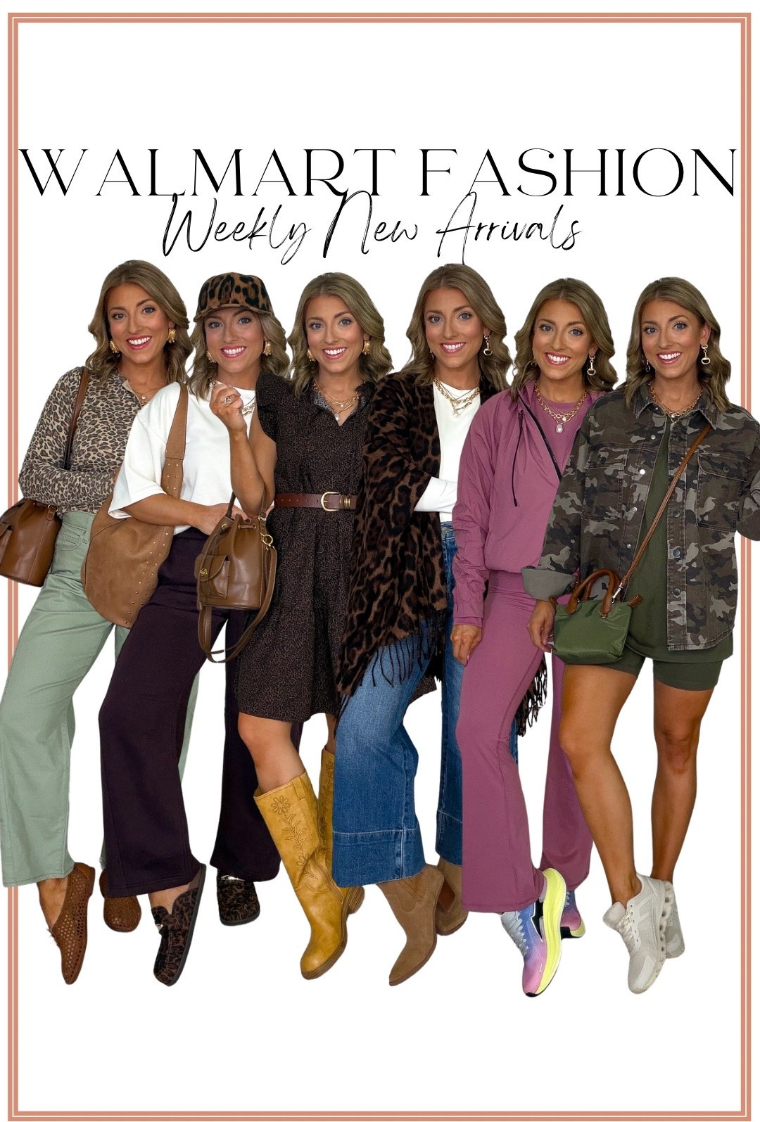 This week’s Walmart fashion new arrivals are SO good! 🍂 I rounded up some of my favorite affordable outfits for transitioning into fall, and there are so many cute pieces that can be mixed and matched all season long. Think leopard print, camo, rich burgundy, wide leg jeans, matching sets, lightweight layers, sweaters, jackets, skirts and the cutest accessories!

I love how Walmart is making it so easy to build an affordable fall wardrobe with pieces that look elevated and on trend without the higher price tag. These outfits are perfect for school drop-off, errands, casual work days, weekend plans, travel and date night. So many good Walmart fall fashion finds in one place!

#walmartfashion #walmartfinds #walmartstyle #walmartnewarrivals #fallfashion #falloutfits #fallstyle #affordablefashion #affordablestyle #womensfashion #casualstyle #momstyle #everydaystyle #outfitinspiration #ootd #leopardprint #camofashion #widelegjeans #matchingset #fallwardrobe #fashionfinds #budgetfashion #walmartoutfits

#LTKootd #LTKPetite