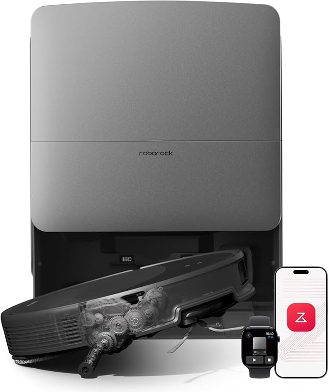 roborock Saros 20 Robot Vacuum and Mop, 36,000 Pa, 3.46 in Double-Layer Threshold, 3.14’’ Ult... | Amazon (US)