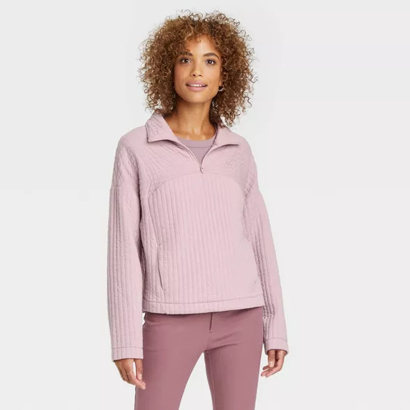 Women's Quarter Zip Sweatshirt - A New Day™ | Target