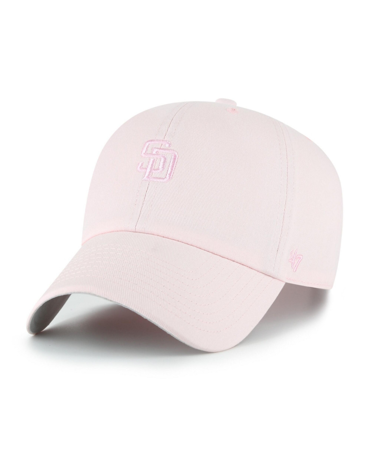 '47 Brand Men's and Women's Light Pink San Diego Padres Pastel Clean Up Adjustable Hat - Light Pink | Macy's