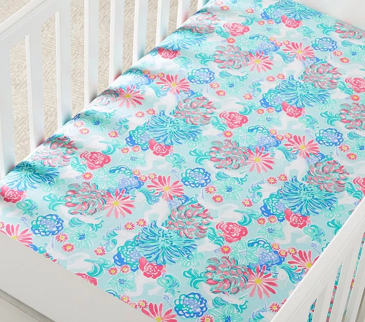 Lilly pulitzer hot sale crib sheet