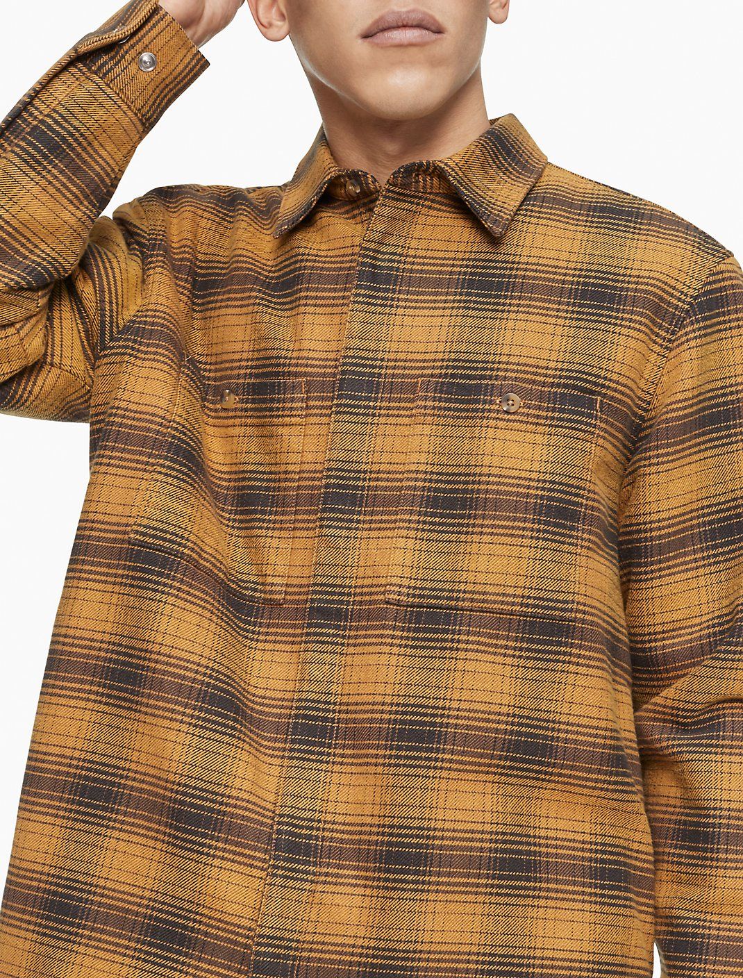 Heavy Check Flannel Shirt | Calvin Klein | Calvin Klein (US)