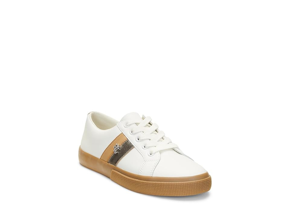 LAUREN Ralph Lauren Janson Sneakers (Snow White/Twilight/Buff) Women's Shoes | Zappos