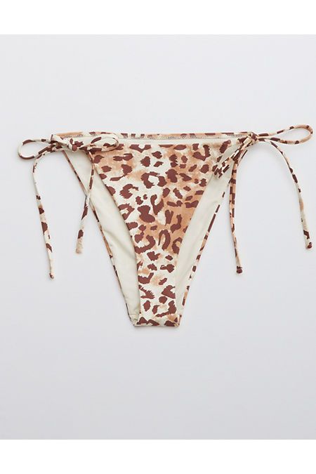 Aerie Leopard Tie Cheekiest Bikini Bottom | American Eagle Outfitters (US & CA)