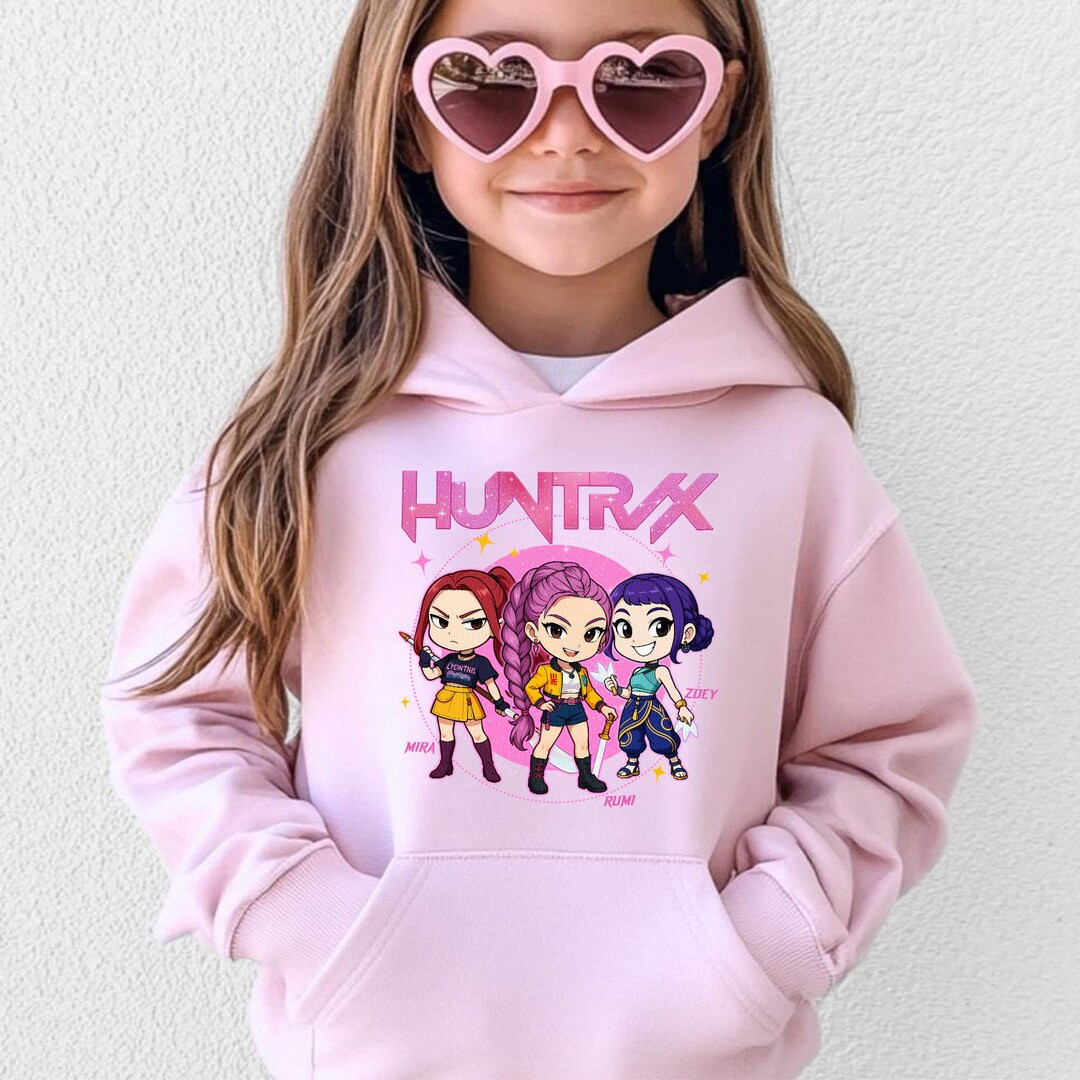 Huntrix Demon Hunters Kids Hoodie, Kindergarten Tee, Birthday Gift for Kid, Halloween Hoodie, Gil... | Etsy (US)