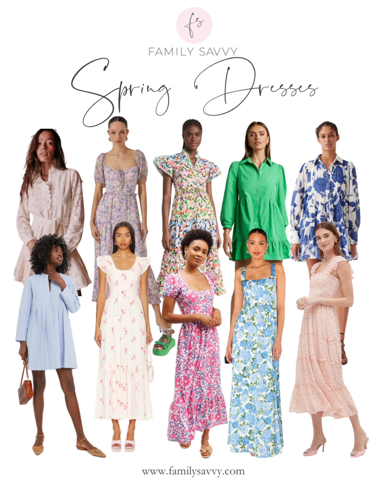 Step into spring in style. These vibrant floral dresses are the ultimate choice 🌷

Perfect for any garden party or spring gathering!! 

#LTKstyletip #LTKover40 #LTKSeasonal