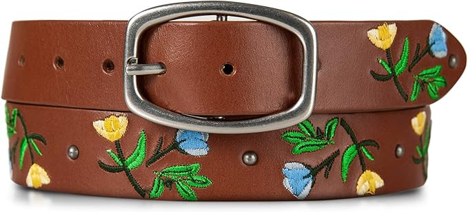 Lucky Brand Women's Genuine Leather Bold Fashion Statement Belts | Amazon (US)