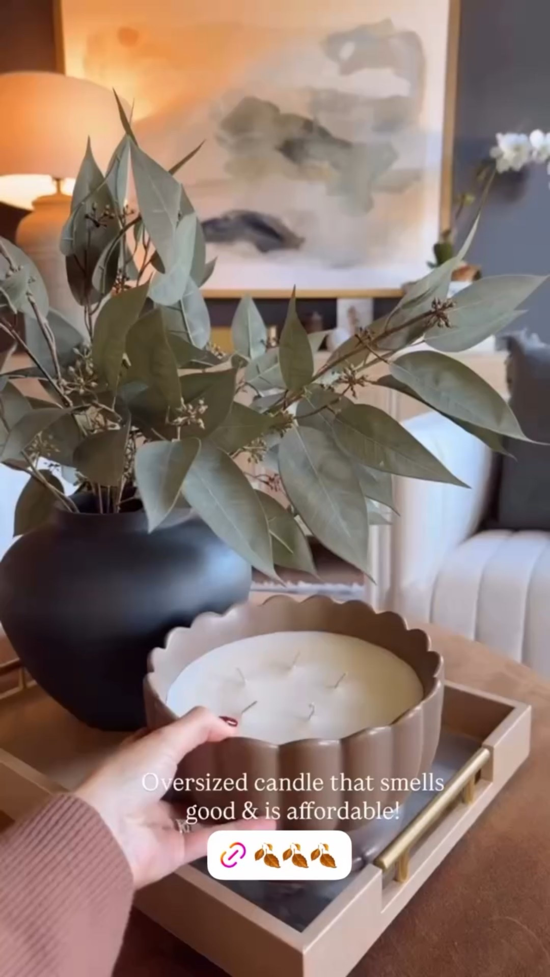 This fall candle smells amazing that I got from Target! The perfect fall touch to your home!

Loverly Grey, Target, candle, fall candle, home finds, home decor 

#LTKHome