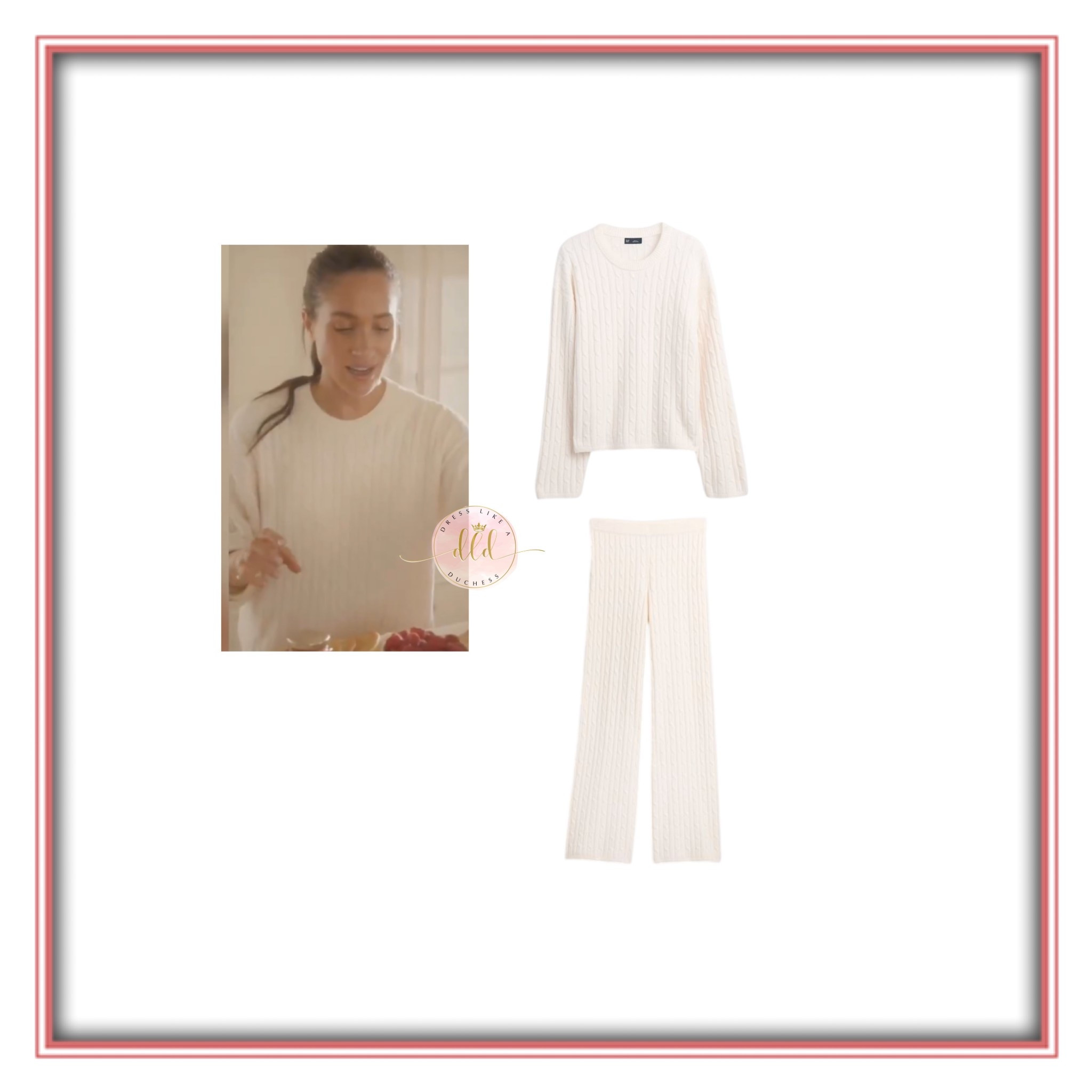 11/23/25 Meghan Markle in As Ever Instagram reel wearing Gap Cashsoft loungewear 