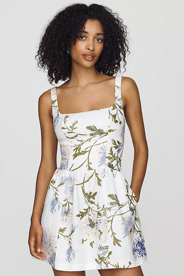 Janu 100% Linen Mini Dress | Anthropologie (US)