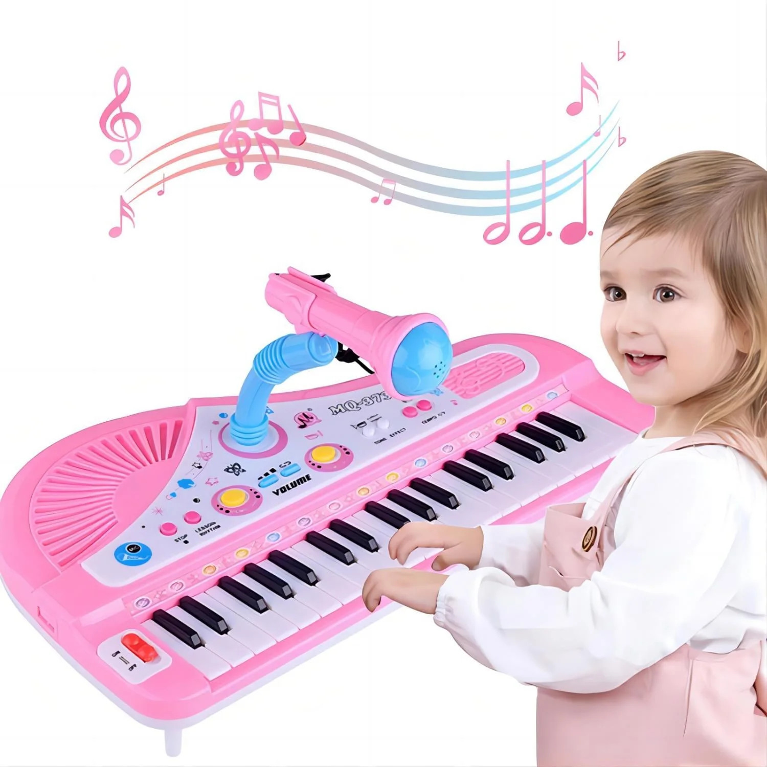 JBee Ctrl Piano for Kids 37 Keys Piano Toys for Girl Toddlers with Built-in Microphone & Music Mo... | Walmart (US)