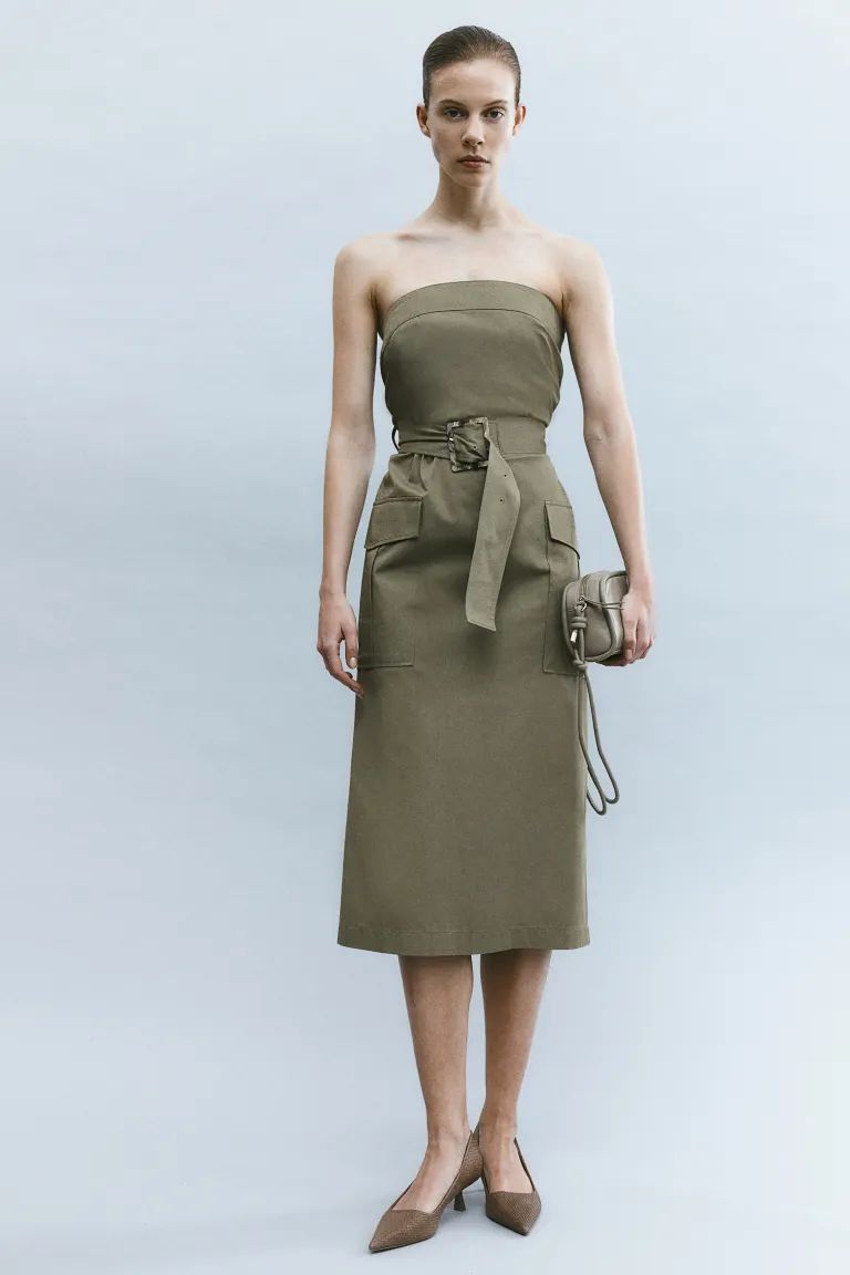 Belted bandeau dress | H&M (UK, MY, IN, SG, PH, TW, HK)