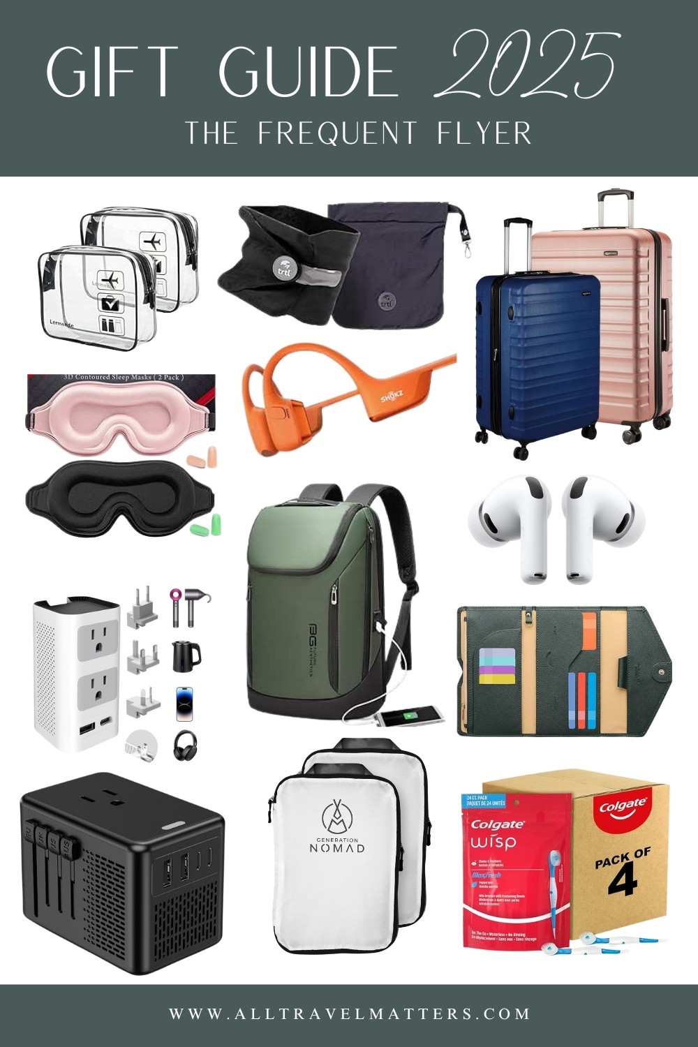 For the frequent flyer, the one who knows their airport coffee order by heart. ☕️🧳 These gifts make every trip a little smoother, cozier and more organized from takeoff to touchdown. ✨ 

#LTKGiftGuide #LTKFamily #LTKTravel