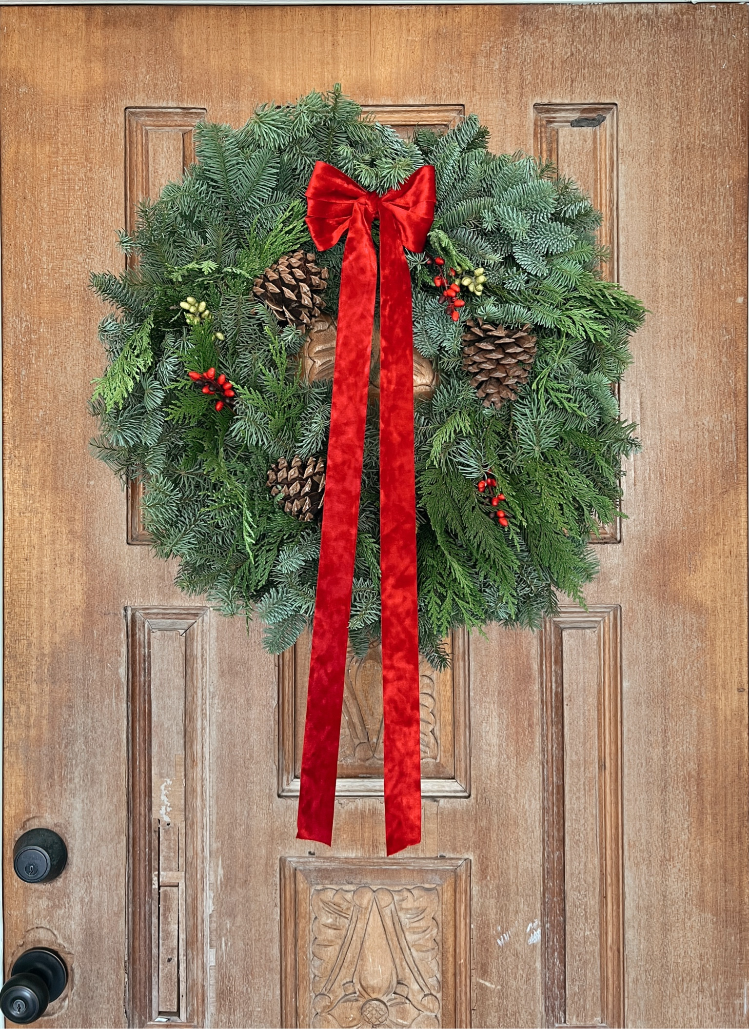 Every Christmas we get this wreath delivered from my husband's aunt. Such a cute tradition and I love this gift so much. ❤️ 

#LTKHoliday #LTKSeasonal #LTKGiftGuide