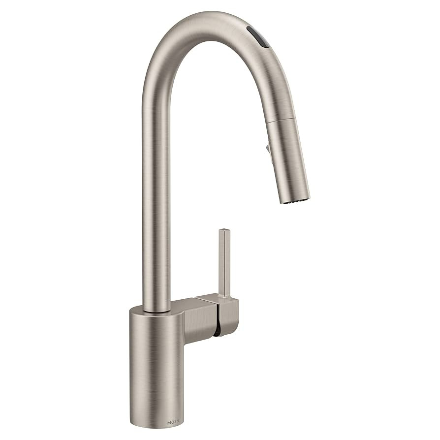 Moen Align Spot Resist Stainless Smart Faucet Touchless Kitchen Faucet with Pull Down Sprayer, Mo... | Amazon (US)