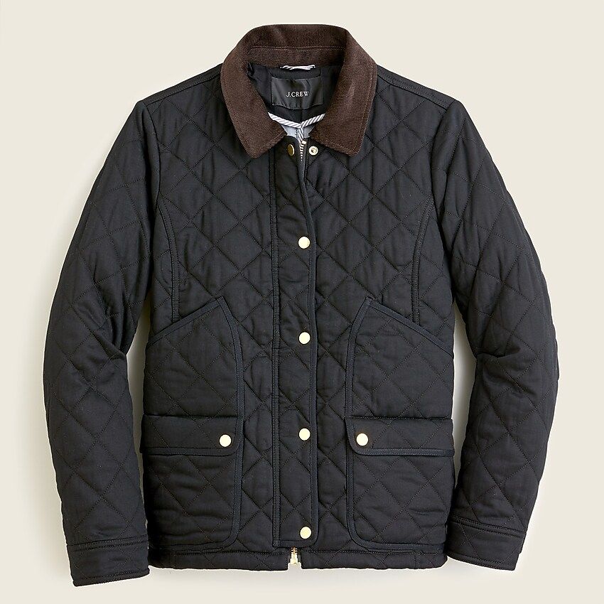 Petite quilted Barn Jacket | J.Crew US