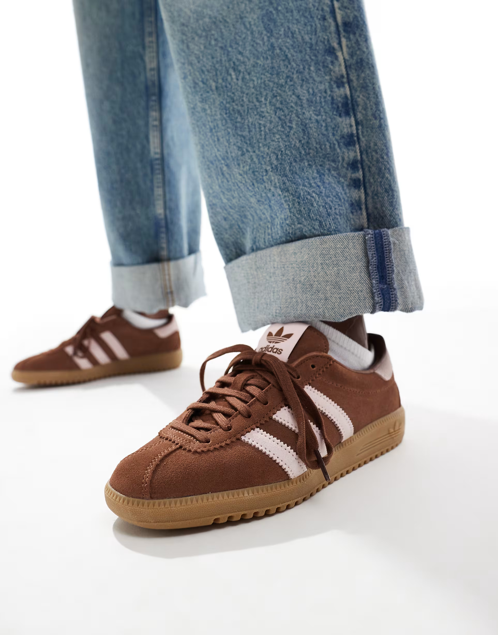 adidas Originals Bermuda trainers in brown | ASOS (Global)