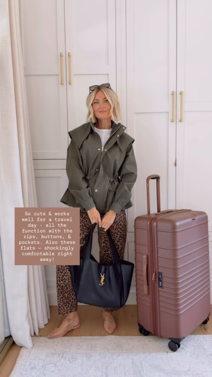 Back with these barrel leopard print jeans & this green trench coat! Love this cute fall look for traveling! Wearing XS/24!

Loverly Grey, travel outfit, airport outfit, trench coat, barrel jeans, luggage, Beis, leopard print, fall outfit

#LTKSeasonal #LTKTravel