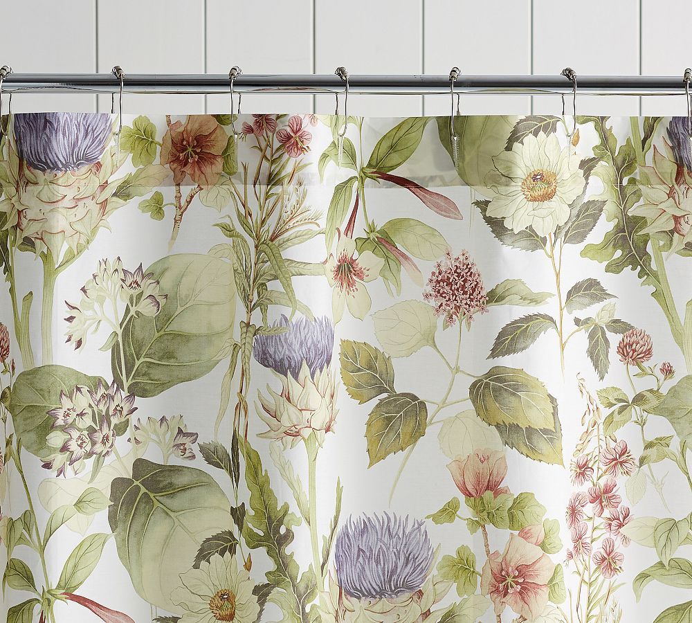 Thistle Shower Curtain | Pottery Barn (US)