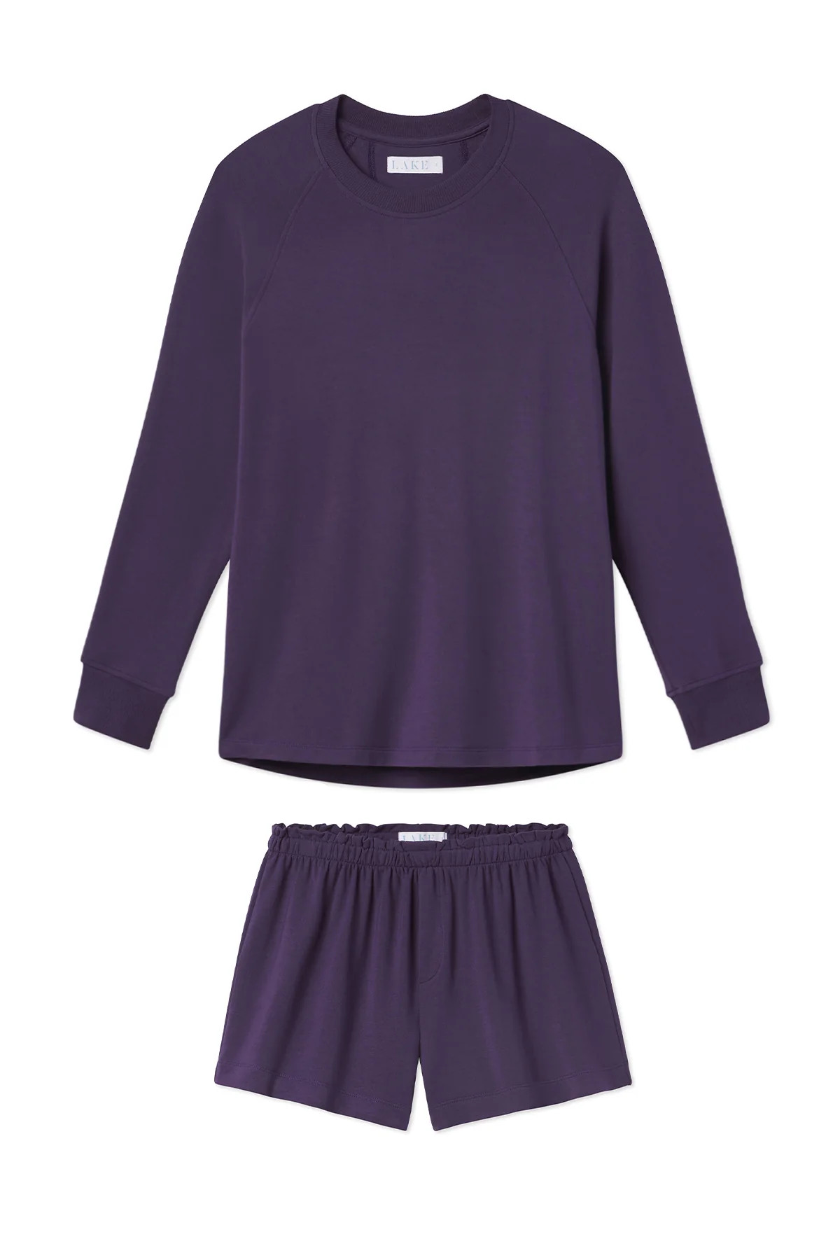 Relax Shorts Set in Elderberry | Lake Pajamas