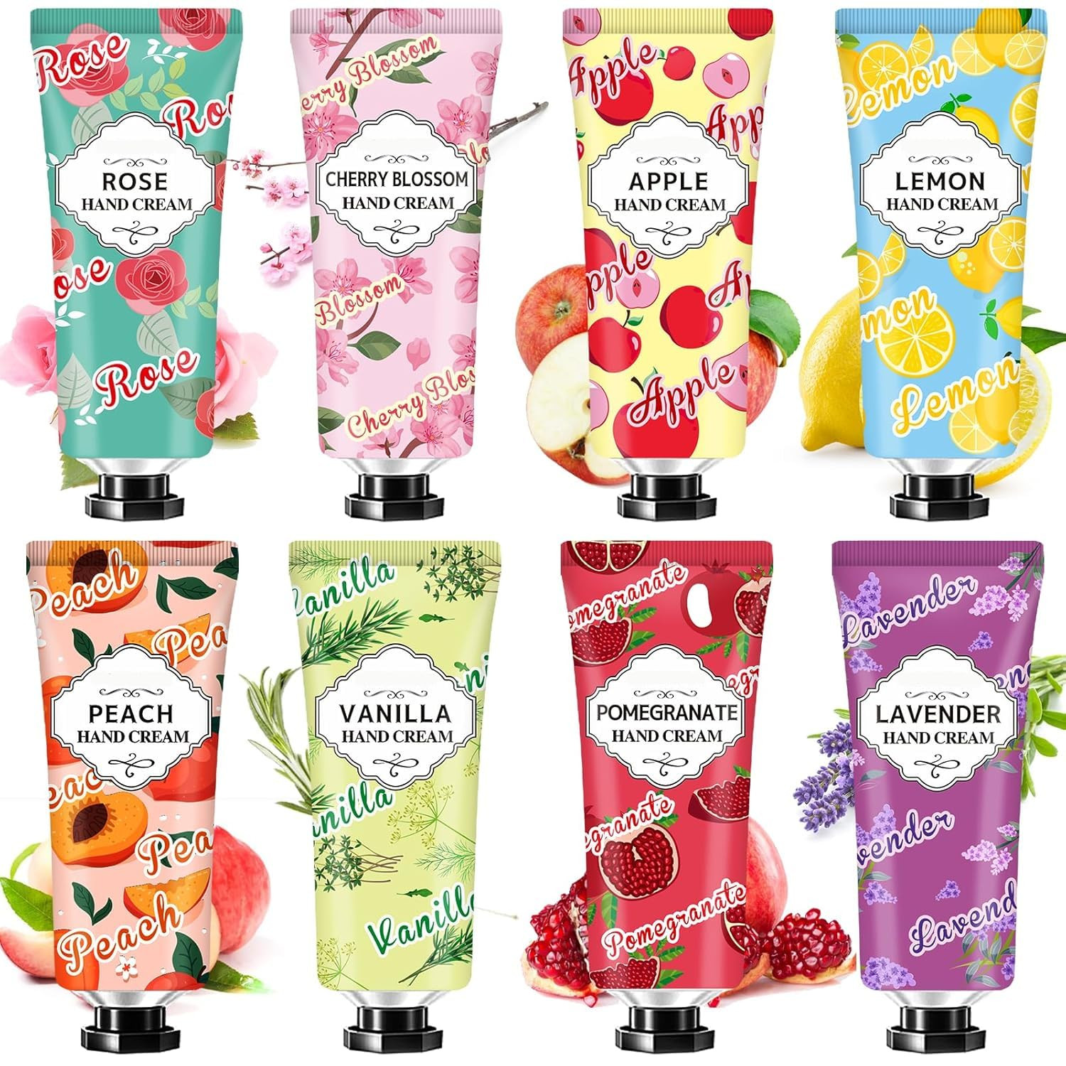 8 Pack Hand Cream Gift Set,Mothers Day Gifts for Mom,Teacher Appreciation Gifts,Nurses Week Gifts... | Amazon (US)