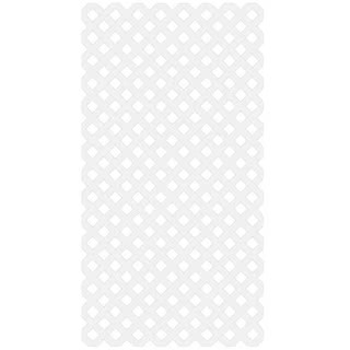 4 ft. x 8 ft. White Garden Vinyl Lattice | The Home Depot