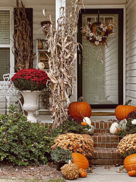 There’s nothing like a cozy fall porch accented with an inviting fall wreath. I’ve rounded up the one I used here & a few of my favorite fall wreath finds. 🍂🍁

#LTKSeasonal #LTKhome #LTKHalloween